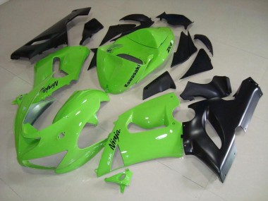 Limetten grün 05-06 Kawasaki ZX6R Motorrad Verkleidung