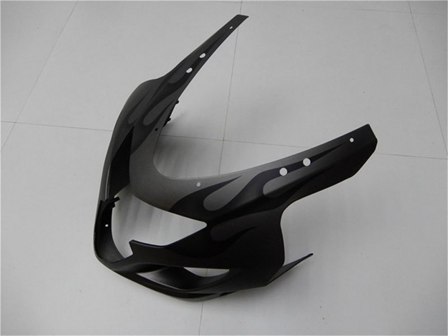 Suzuki GSXR 600/750 Motorrad Verkleidung 2004-2005 - Grau Schwarz Flamme