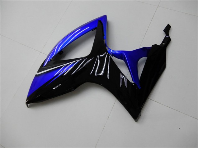 Suzuki GSXR 600/750 Motorrad Verkleidung 2006-2007 - Blau Glanzendes Schwarz
