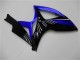 Suzuki GSXR 600/750 Motorrad Verkleidung 2006-2007 - Blau Glanzendes Schwarz