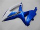 Suzuki GSXR 600/750 Motorrad Verkleidung 2008-2010 - Weiss Blau