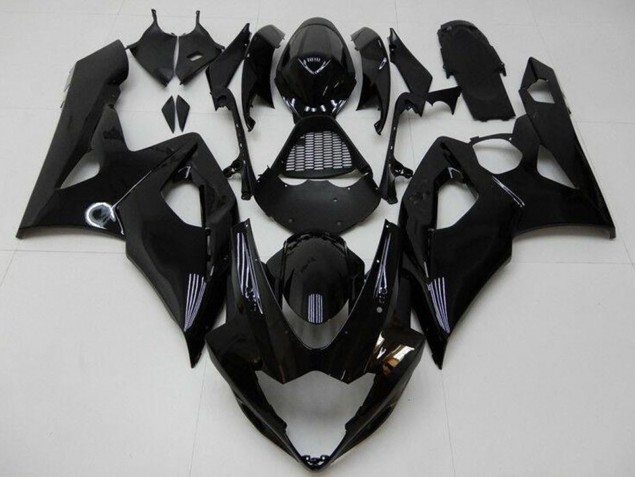 Suzuki GSXR 1000 Motorrad Verkleidung Kit 2005-2006 - Glanzendes Schwarz
