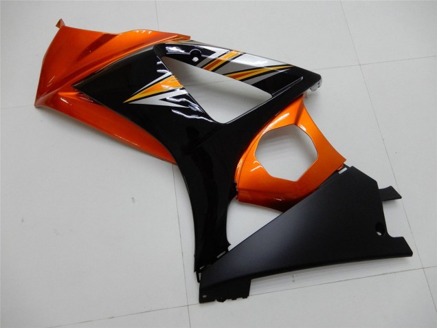 Suzuki GSXR 1000 Motorrad Verkleidung 2007-2008 - Orange Schwarz