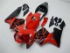 Honda CBR600RR Motorrad Verkleidung 2003-2004 - Rot Glanzendes Schwarz OEM Stil