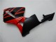 Honda CBR600RR Motorrad Verkleidung 2003-2004 - Rot Glanzendes Schwarz OEM Stil