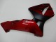 Honda CBR600RR Motorrad Verkleidung 2003-2004 - Rot Matt Schwarz Streifen