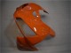Honda CBR600RR Motorrad Verkleidung 2005-2006 - Orange Schwarz Flamme