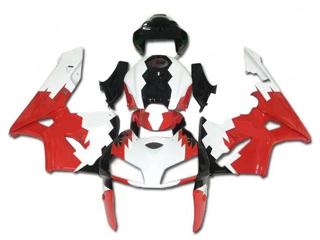 Honda CBR600RR Motorrad Verkleidung 2005-2006 - Weiss Rot Schwarz