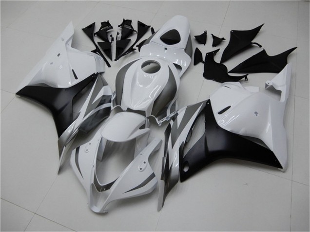 Honda CBR600RR Motorrad Verkleidung 2009-2012 - Weiss Grau Matt Schwarz