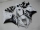 Honda CBR600RR Motorrad Verkleidung 2009-2012 - Weiss Grau Matt Schwarz