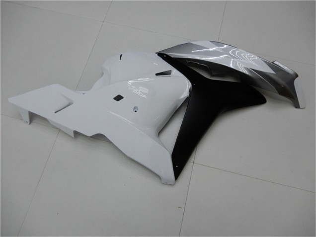 Honda CBR600RR Motorrad Verkleidung 2009-2012 - Weiss Grau Matt Schwarz