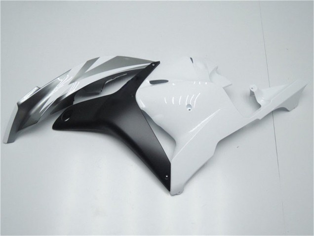 Honda CBR600RR Motorrad Verkleidung 2009-2012 - Weiss Grau Matt Schwarz