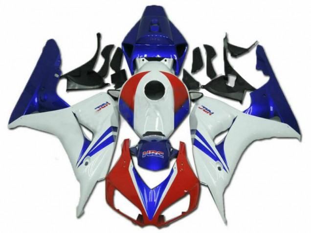 Honda CBR1000RR Motorrad Verkleidung Kit 2006-2007 - Weiss Rot Blau HRC