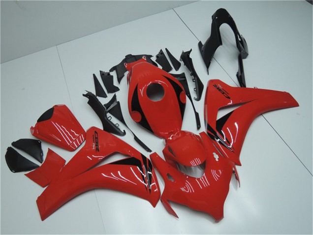 Honda CBR1000RR Motorrad Verkleidung 2008-2011 - Rot Glanzendes Schwarz