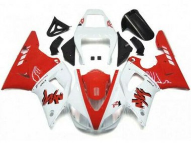 Yamaha YZF R1 Motorrad Verkleidung 1998-1999 - Weiss Rot