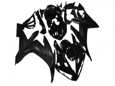 Yamaha YZF R1 Motorrad Verkleidung 2004-2006 - Glanzendes Schwarz Matt Schwarz