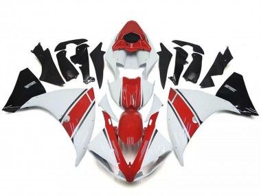Yamaha YZF R1 Motorrad Verkleidung 2009-2011 - Weiss Rot Schwarz