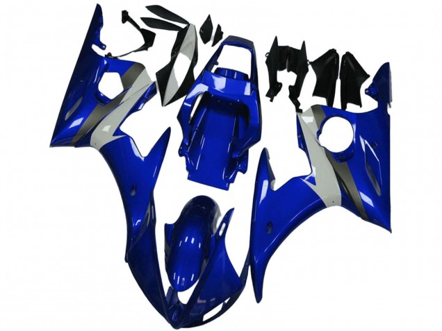 Yamaha YZF R6 Motorrad Verkleidung 2003-2004 - Blau Weiss