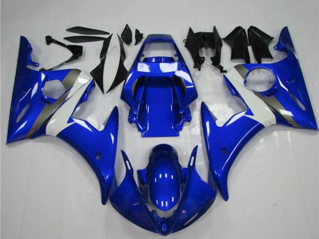 Yamaha YZF R6 Motorrad Verkleidung 2003-2004 - Blau Weiss