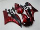 Yamaha YZF R6 Motorrad Verkleidung Kit 2006-2007 - Rot Matt Schwarz