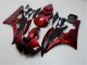 Yamaha YZF R6 Motorrad Verkleidung Kit 2006-2007 - Rot Matt Schwarz