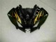 Yamaha YZF R6 Motorrad Verkleidung 2008-2016 - Glanzendes Schwarz Gold Flamme