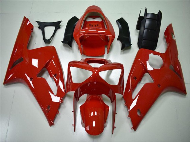 Kawasaki ZX6R Motorrad Verkleidung Kit 2003-2004 - Rot