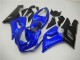 Kawasaki ZX6R Motorrad Verkleidung 2005-2006 - Blau Matt Schwarz