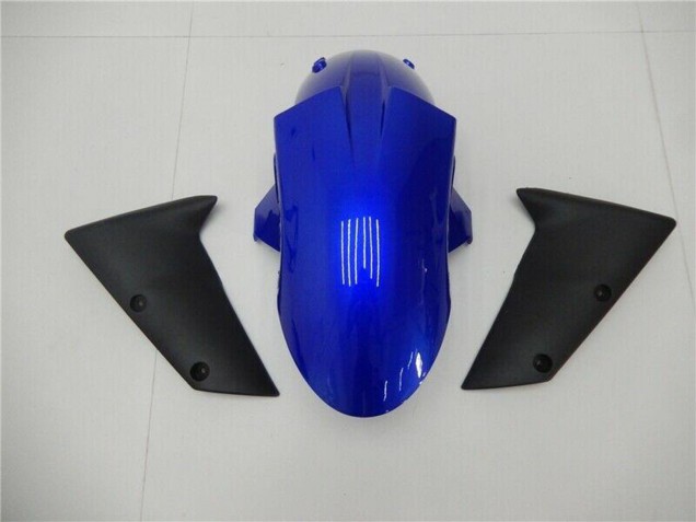 Kawasaki ZX6R Motorrad Verkleidung 2005-2006 - Blau Matt Schwarz