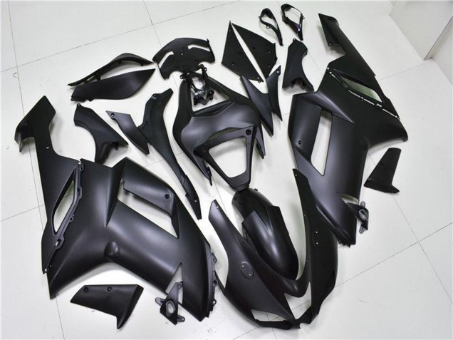 Kawasaki ZX6R Motorrad Verkleidung 2007-2008 - Matt Schwarz