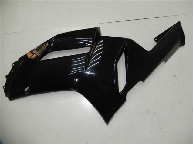 Kawasaki ZX6R Motorrad Verkleidung 2007-2008 - Glanzendes Schwarz