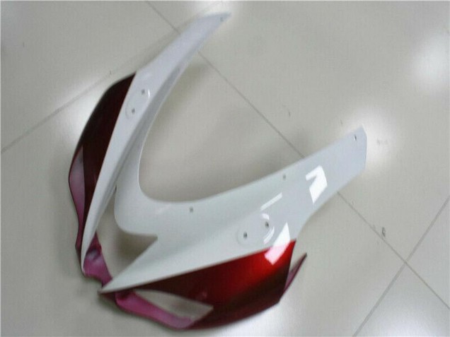 Kawasaki ZX6R Motorrad Verkleidung 2007-2008 - Weiss Schwarz Rot