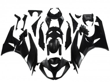 Kawasaki ZX6R Motorrad Verkleidung 2009-2012 - Matt Schwarz