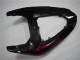 Kawasaki ZX10R Motorrad Verkleidung 2006-2007 - Glanzendes Schwarz Rot Flamme