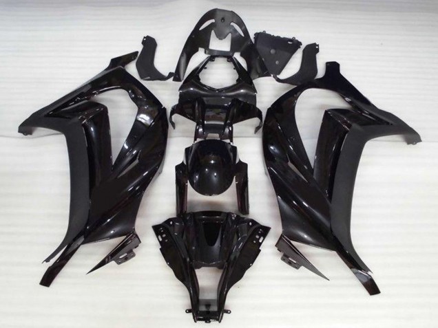 Kawasaki ZX10R Motorrad Verkleidung 2011-2015 - Glanzendes Schwarz
