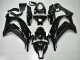 Kawasaki ZX10R Motorrad Verkleidung 2011-2015 - Glanzendes Schwarz