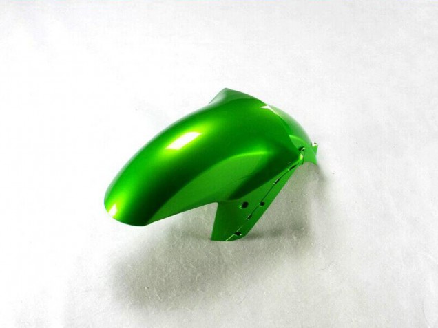 Kawasaki ZX14R ZZR1400 Motorrad Verkleidung 2012-2024 - Grun Glanzendes Schwarz