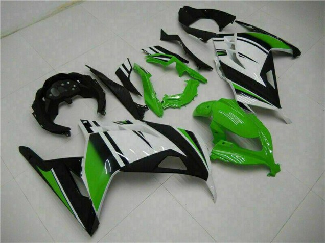 Kawasaki Ninja 300 EX300R Motorrad Verkleidung 2013-2024 - Weiss Grun Schwarz