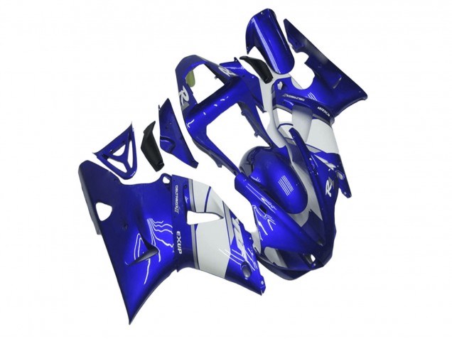 Yamaha YZF R1 Motorrad Verkleidung 2000-2001 - Blau Weiss