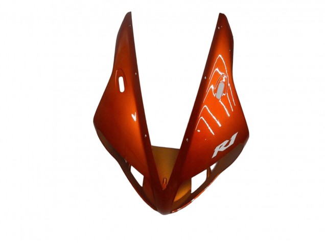 Yamaha YZF R1 Motorrad Verkleidung 2002-2003 - Orange Matt Schwarz