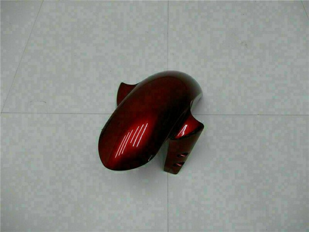 Yamaha YZF R1 Motorrad Verkleidung 2004-2006 - Kastanienbraun Rot Matt Schwarz