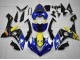 Yamaha YZF R1 Motorrad Verkleidung 2007-2008 - Blau Gelb Schwarz Hai