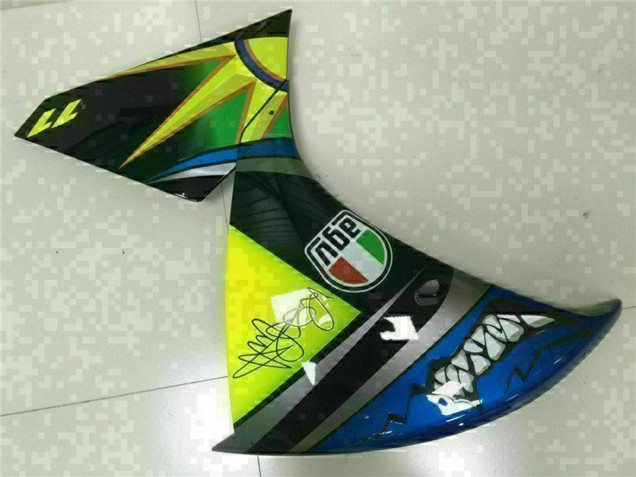 Yamaha YZF R1 Motorrad Verkleidung 2009-2011 - Blau Gelb Hai