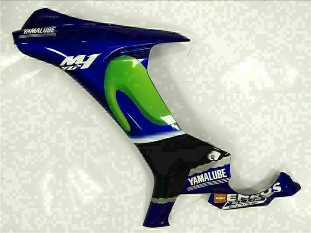 Yamaha YZF R1 Motorrad Verkleidung 2015-2019 - Blau Silber Schwarz Grun MoviStar