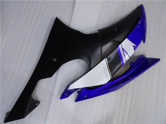 Yamaha YZF R6 Motorrad Verkleidung 2008-2016 - Weiss Blau Matt Schwarz