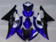 Yamaha YZF R6 Motorrad Verkleidung 2008-2016 - Weiss Blau Matt Schwarz