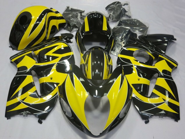 Suzuki GSXR 1300 Motorrad Verkleidung 1996-2007 - Gelb Schwarz