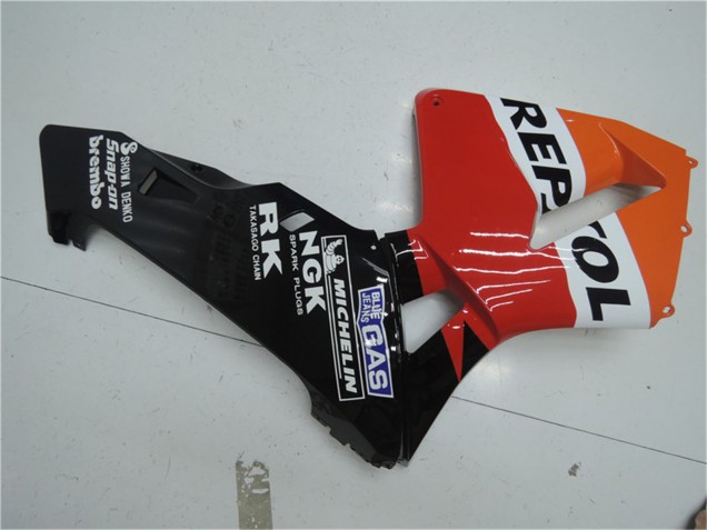 Honda CBR600RR Motorrad Verkleidung Kit 2003-2004 - Orange Weiss Rot Glanzendes Schwarz Repsol