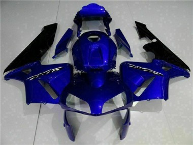 Honda CBR600RR Motorrad Verkleidung Kit 2003-2004 - Blau Glanzendes Schwarz