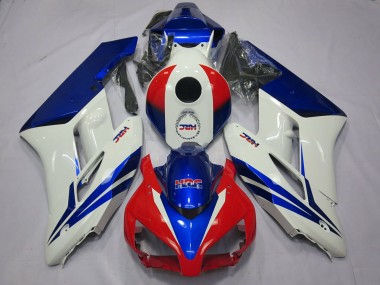 Honda CBR1000RR Motorrad Verkleidung 2004-2005 - Weiss Blau Rot HRC OEM Stil